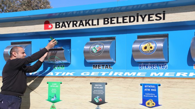 Bayraklı da geri dönüşüm atağı!