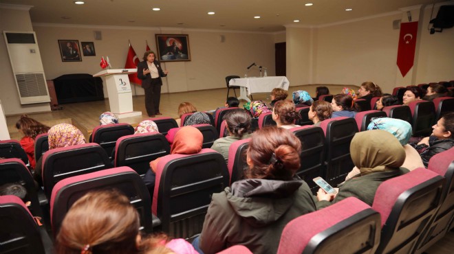 Bayraklı'da 'kadın hakları' semineri