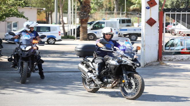 Bayraklı da motorize zabıta ekipleri sahada!