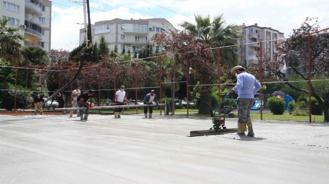 Bayraklı'da spor alanı harekatı!