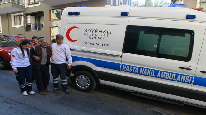 Bayraklı'da 2 bin hastaya ambulans hizmeti