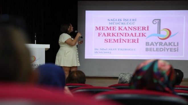 Bayraklı’da meme kanseri farkındalık semineri