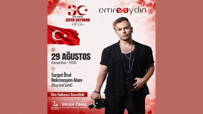 Bayraklı’da  Zafer  coşkusu Emre Aydın’la taçlanacak
