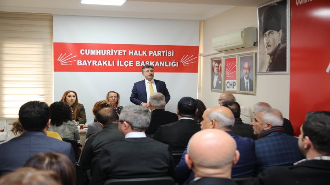 Bayraklı'da bir ilk: CHP Grubu ilçe binasında toplandı