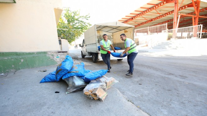 Bayraklı'da ihtiyaç sahiplerine yakacak desteği