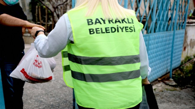 Bayraklı’da ülkeye örnek dayanışma!