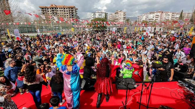 Bayraklılı çocuklar şenlikte buluştu