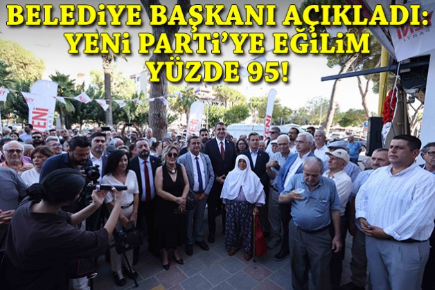 Belediye başkanı açıkladı: YENİ Parti'ye eğilim yüzde 95!
