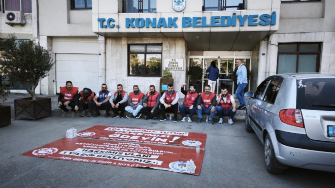 Belediye önünde oturma eyleminde 3. gün!