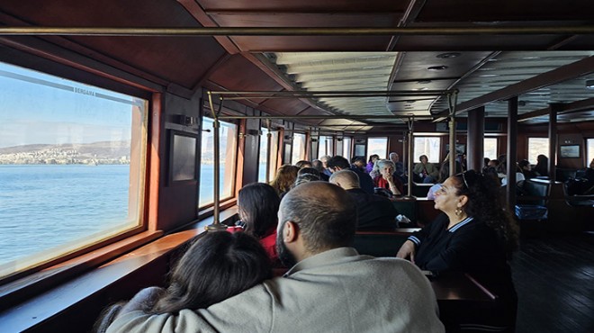 Bergama Vapuru ile tarihe yolculuk başladı