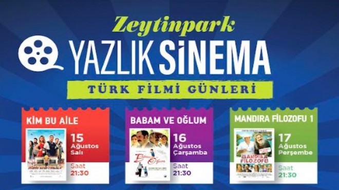 Bergama da  Yazlık Sinema  günleri