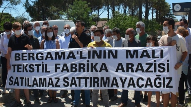 Bergama'daki tekstil fabrikasında tartışmalı devire yargı freni!