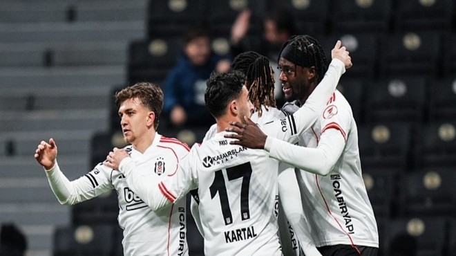 Beşiktaş kupada 2 de 2 yaptı! Kartal dan net galibiyet