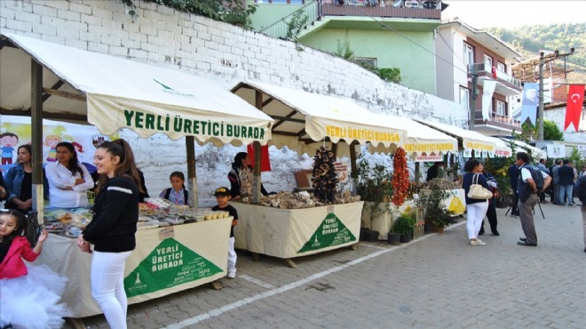 Beydağ da kestane festivali coşkusu