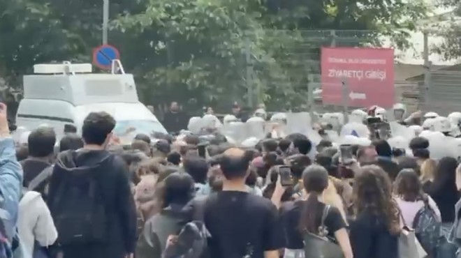 Bilgi Üniversitesi nde polis müdahalesi!