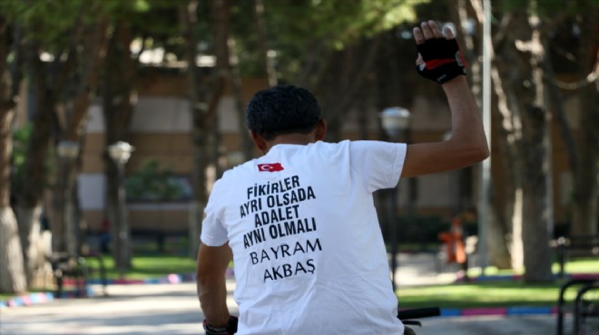 Bisikletli 'adalet yolculuğu'nda yeni durak hukuki mücadele!