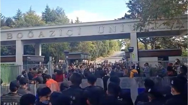 Boğaziçi'nde protesto gerginliği: 14 gözaltı