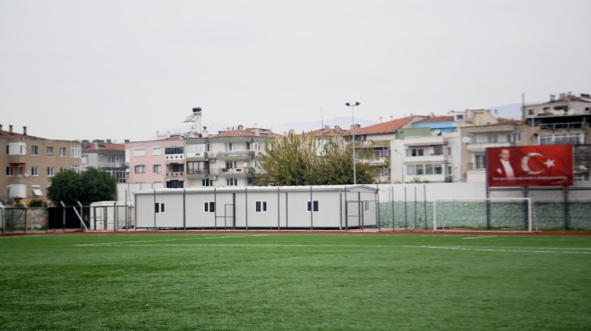 Bornova Şehir Stadı'na yeni soyunma odaları