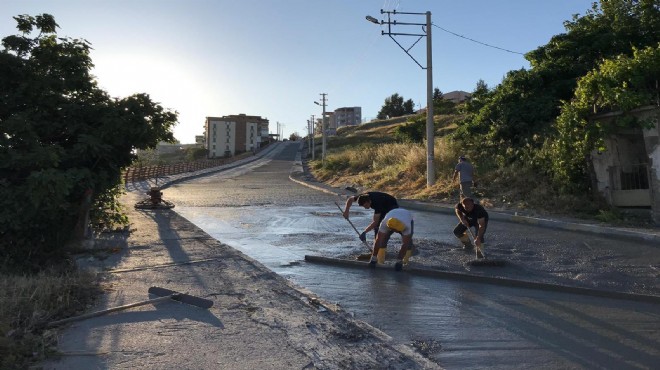 Bornova'da 9 ayda 105 bin metrekare yol çalışması