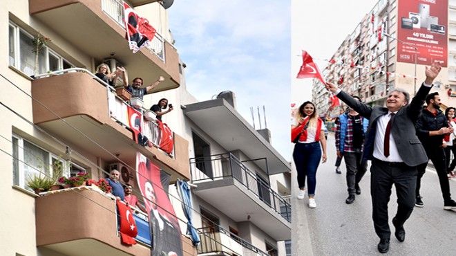 Bornova'da Başkan İduğ'dan balkonlara davet