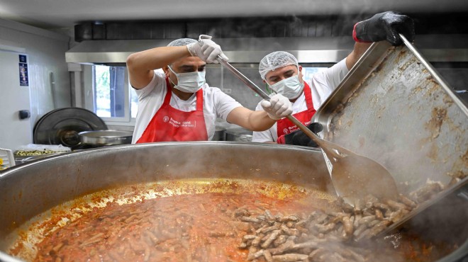 Bornova da  askıda yemek  dayanışması!