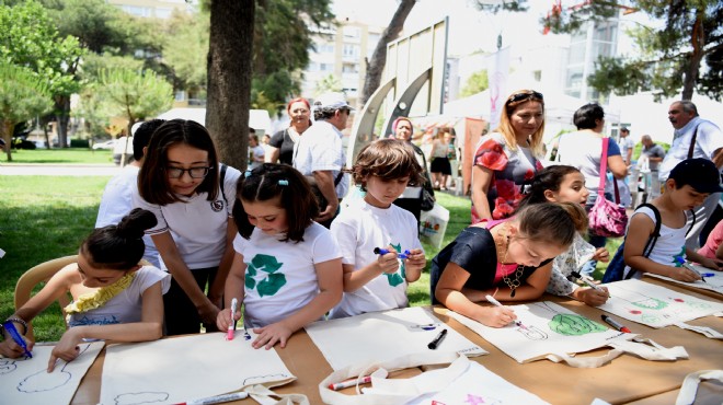 Bornova da çevre şenliği zamanı