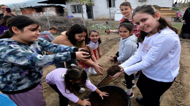Bornova da çocuklardan geleceğe miras