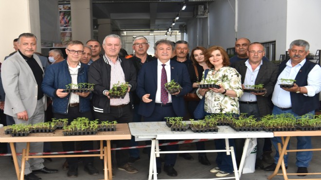 Bornova da destek çıtası yükseldi: 5 milyon atalık tohum, 500 bin fide!