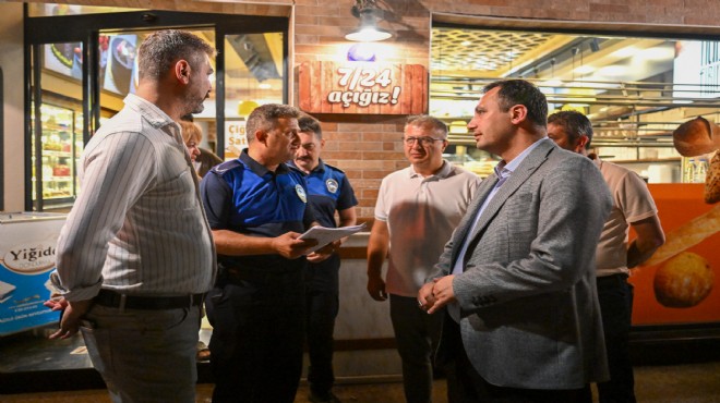 Bornova da fırınlara gece denetimi!
