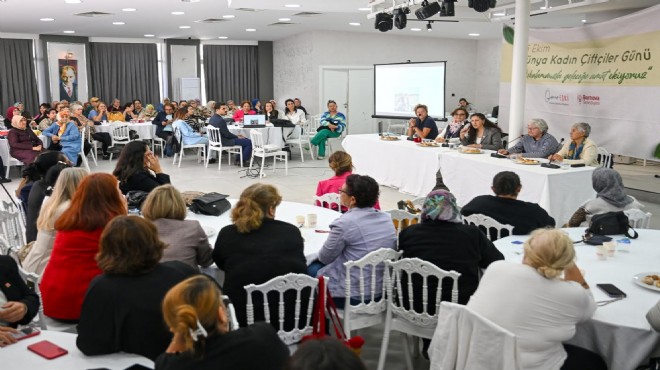 Bornova'da kadınlar geleceğe umut ekiyor