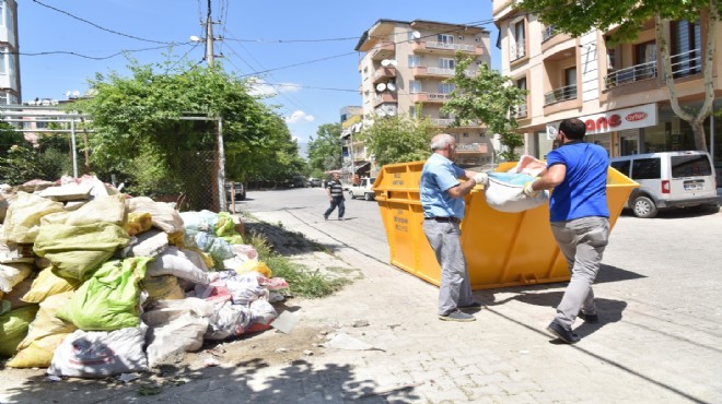 Bornova'da moloz kirliliğine randevulu sistem seti