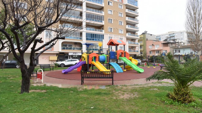 Bornova'da park yenileme harekatı!