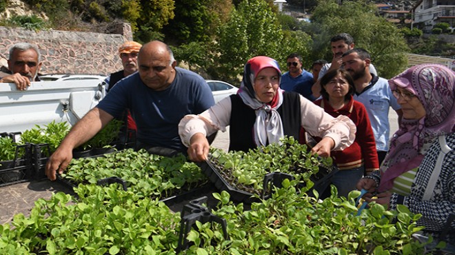 Bornova'da tarıma 'Atalık' destek!