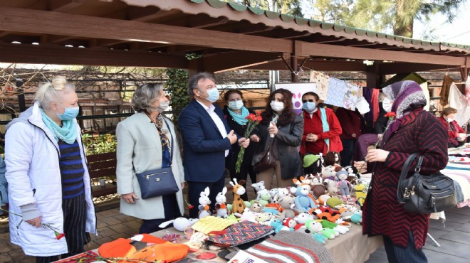 Bornova'da üretici kadınlara tam destek