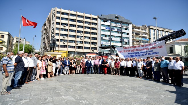 Bornova nın asfalt üretim tesisi için geri sayım!