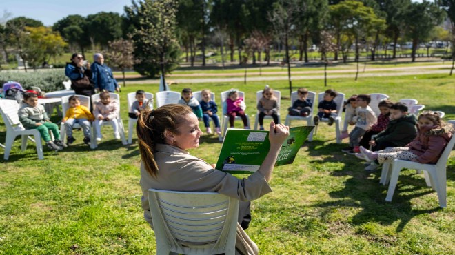 Bornova’da miniklere doğa atölyesi