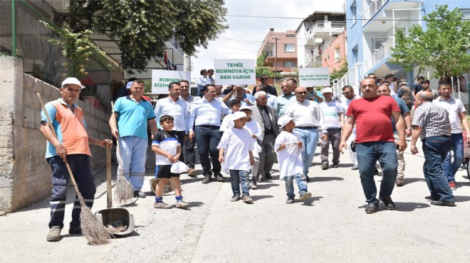 Bornova'da temizlik ve geri dönüşüm bir arada!