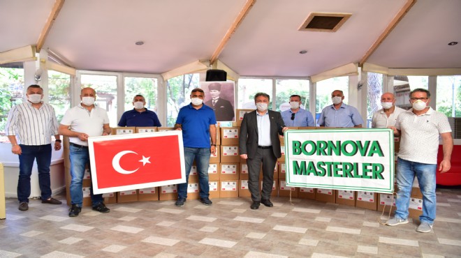 Bornovalı masterlerdan örnek bağış