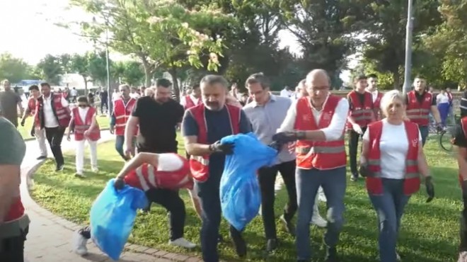 Bu kez Aslanoğlu çöp toplama mesaisinde: Yaptığımız grev kırıcılığı değil!
