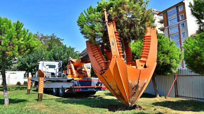 Buca Metrosu nda mesai tam gaz: O ağaçlar taşınarak koruma altında!