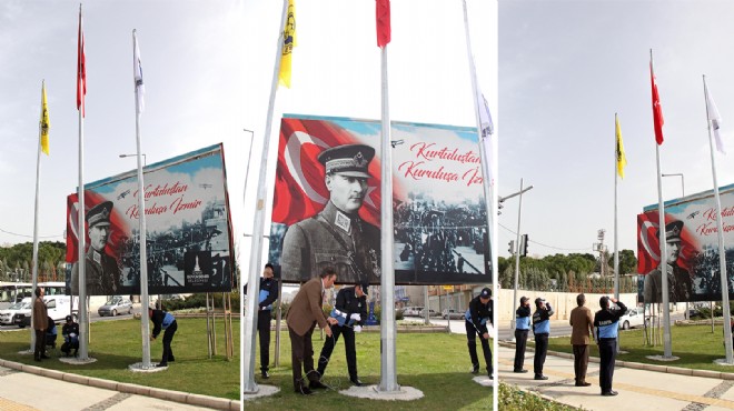 Buca 'ay-yıldız'la çerçevelendi!