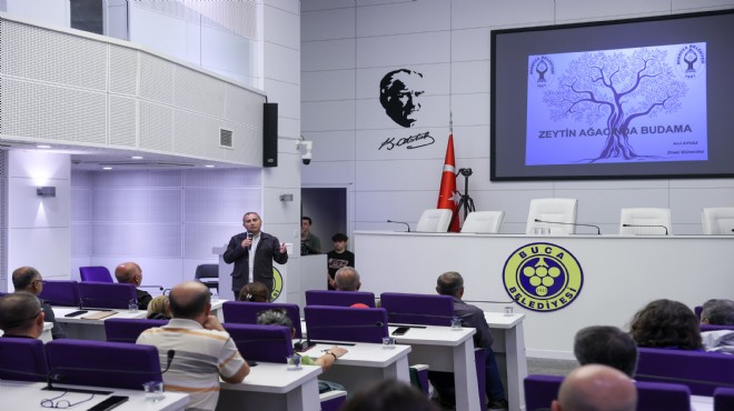 Buca da belediyeden zeytin budama eğitimi