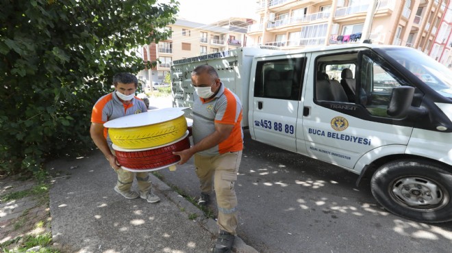 Buca'da can dostlar için kışa hazırlık