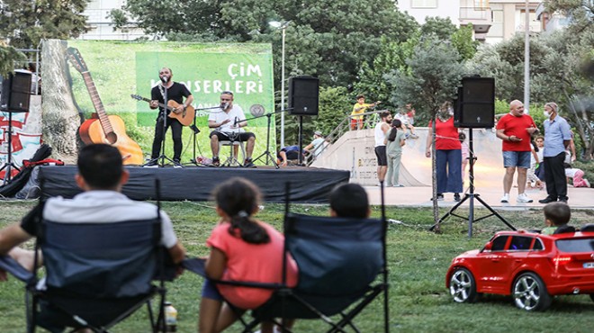 Buca da çim konserleriyle müzik şöleni başladı!