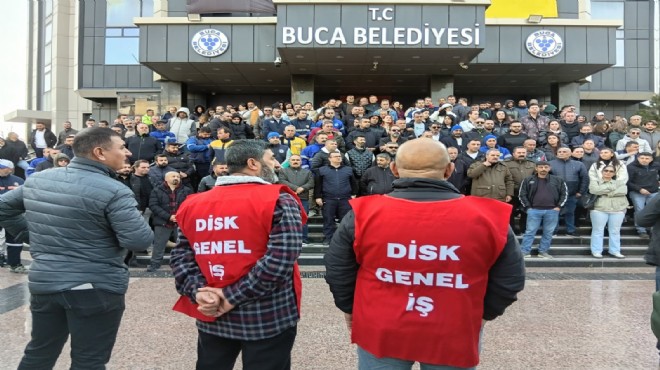 Buca'da işçiler iş bıraktı!