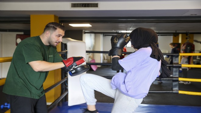 Buca da kadına şiddete karşı demir yumruk!