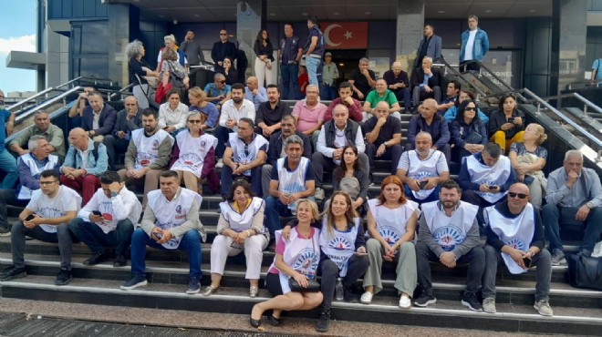 Buca da memurlar eylemde!