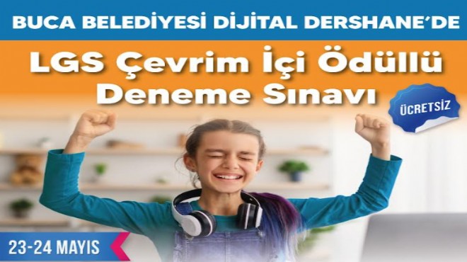 Buca da öğrencilere ücretsiz deneme sınavı
