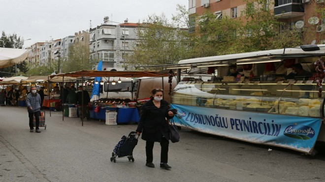 Buca da pazar yerlerinde OHAL!