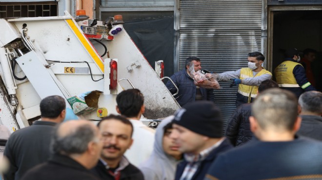 Buca'da 'tavuk döner' operasyonu: Kan donduran görüntüler!